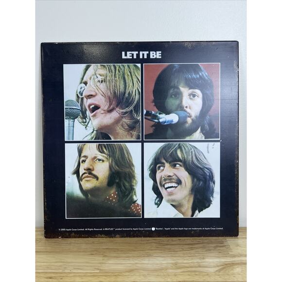 Vandor 2005 The Beatles "Let it Be" Album Cover 12" x 12" Metal Sign - Picture 2 of 9